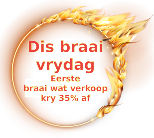 Dis Braai Vrydag! promosie